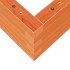 Jardinera de madera maciza pino marrón cera 90x40x23