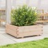 Jardinera de madera maciza de pino 70x70x26,5