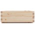 Jardinera de madera maciza de pino 70x70x26,5