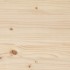 Jardinera de madera maciza de pino 70x70x26,5