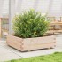 Jardinera de madera maciza de pino 80x80x26,5