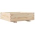 Jardinera de madera maciza de pino 80x80x26,5