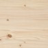 Jardinera de madera maciza de pino 80x80x26,5