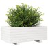 Jardinera de madera maciza de pino blanco 70x40x26,5