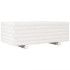 Jardinera de madera maciza de pino blanco 70x40x26,5