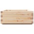 Jardinera de madera maciza de pino 90x60x26,5