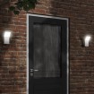 Lámparas de pared LED de exterior 2 uds aluminio fundido blanco