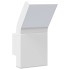 Lámparas de pared LED de exterior 2 uds aluminio fundido