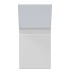 Lámparas de pared LED de exterior 2 uds aluminio fundido