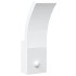 Lámparas de pared LED exterior con sensor 2 uds aluminio