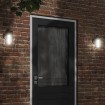 Apliques de exterior 2 unidades acero inoxidable negro