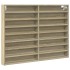 Vitrina de madera de ingeniería roble Sonoma 100x8,5x75