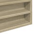 Vitrina de madera de ingeniería roble Sonoma 100x8,5x75