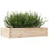 Jardinera de madera maciza de pino 110x60x23