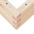 Jardinera de madera maciza de pino 110x60x23