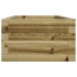 Jardinera de madera de pino impregnada 90x40x23