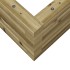 Jardinera de madera de pino impregnada 90x40x23