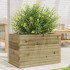 Jardinera de madera de pino impregnada 70x40x45,5