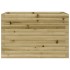 Jardinera de madera de pino impregnada 70x40x45,5
