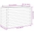 Jardinera de madera de pino impregnada 70x40x45,5