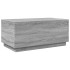 Mesa de centro con luces LED gris Sonoma 90x50x40