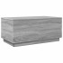 Mesa de centro con luces LED gris Sonoma 90x50x40