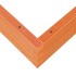 Jardinera de madera maciza de pino marrón cera 100x100x23