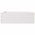 Jardinera de madera maciza de pino blanca 70x70x23