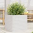 Jardinera madera maciza de pino blanco 50x50x45,5