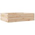 Jardinera de madera maciza de pino 90x60x23