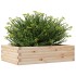 Jardinera de madera maciza de pino 90x60x23