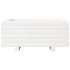 Jardinera de madera maciza de pino blanco 60x60x26,5