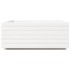 Jardinera de madera maciza de pino blanco 60x60x26,5