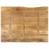 Tablero de mesa borde natural madera maciza mango 90x80x2,5