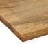 Tablero de mesa borde natural madera maciza mango 90x80x2,5