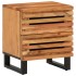 Mesita de noche de madera maciza de acacia 40x34x46