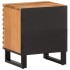 Mesita de noche de madera maciza de acacia 40x34x46