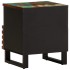 Mesitas de noche 2 uds de madera maciza reciclada 40x34x46
