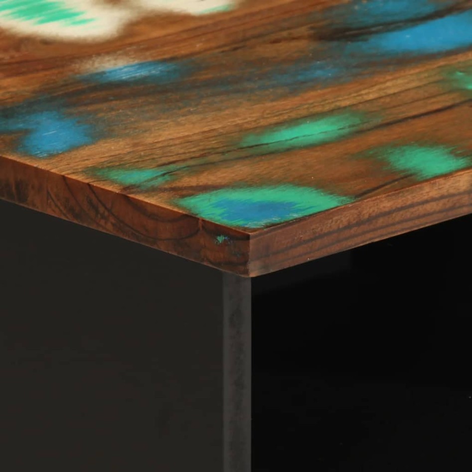 Mesitas de noche 2 uds de madera maciza reciclada 40x34x46