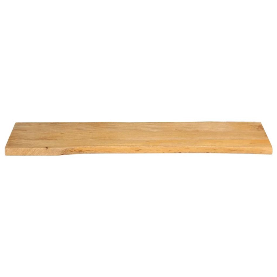 Tablero de mesa borde natural madera maciza mango 110x40x2,5