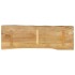 Tablero de mesa borde natural madera maciza mango 110x40x2,5