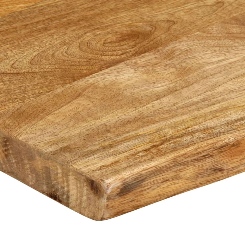 Tablero de mesa borde natural madera maciza mango 110x40x2,5