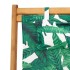 Silla de playa plegable madera maciza de eucalipto y tela