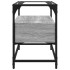 Mueble TV cristal y madera ingeniería gris Sonoma 60x35x51