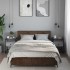 Mesita de noche 2 uds madera ingeniería gris Sonoma 40x40x55