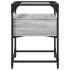 Mesita de noche 2 uds madera ingeniería gris Sonoma 40x40x55