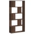 Librería de 5 niveles madera marrón roble 80,5x23,5x162,5