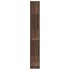Librería de 5 niveles madera marrón roble 80,5x23,5x162,5
