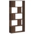 Librería de 5 niveles madera marrón roble 80,5x23,5x162,5