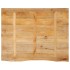 Tablero de mesa borde natural madera maciza mango 90x80x2,5